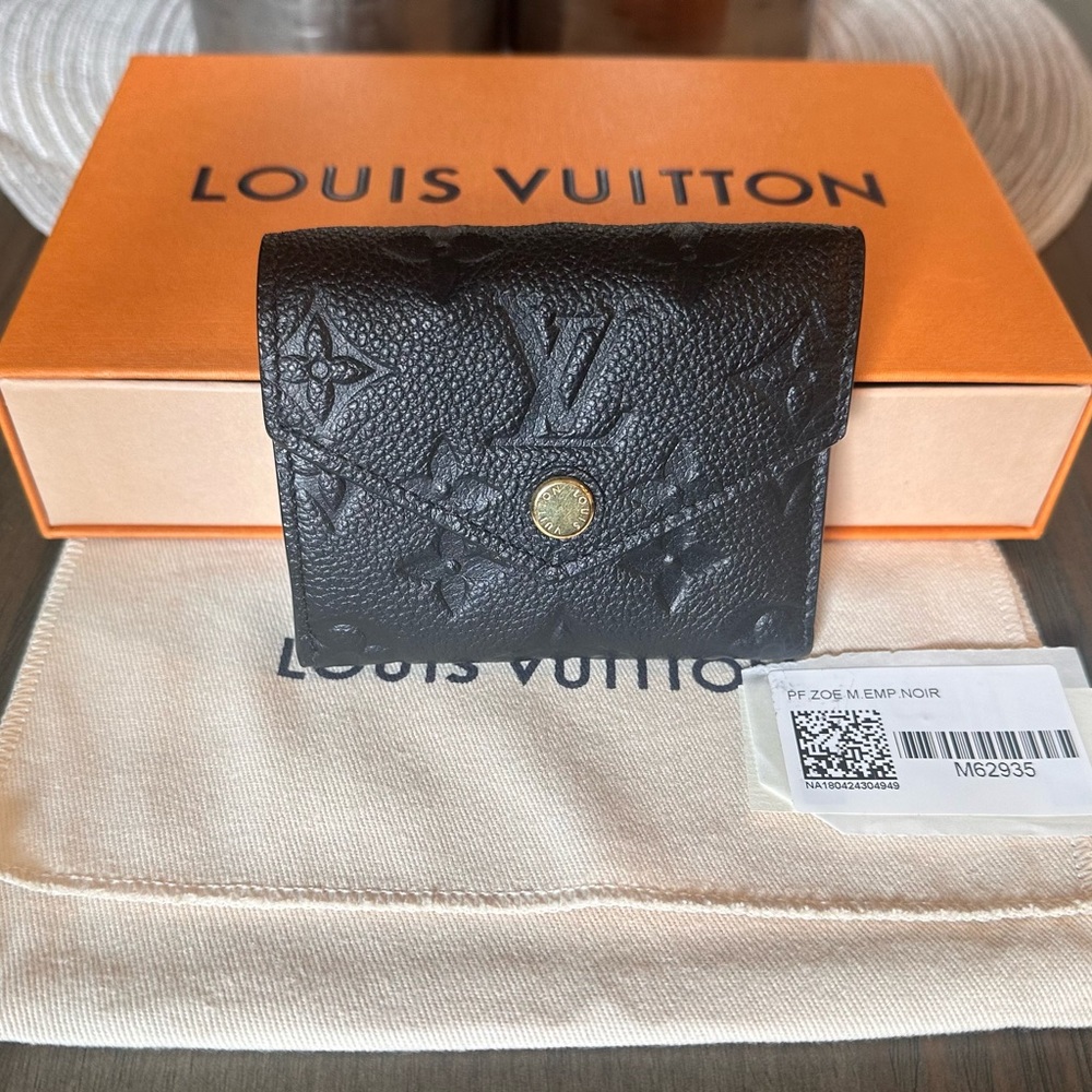 Authentic Louis Vuitton Empriente Zoe Wallet